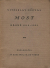 Nezval, Vítězslav - Most. Básně 1919-1921.