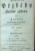  - Biblické Přjběhy starého zákona pro mládež ku sskolnjmu wyučowánj. Djl prwnj, Djl druhý.