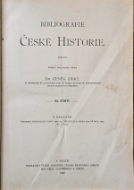 Zíbrt, Čeněk Dr. - Bibliografie české historie.