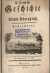 C. J. von B. [Karl Josef Biener von Bienenberg] - Geschichte der Stadt Königgratz. Erster Theil. (další díl nevyšel)