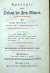 (Starck, Johann August von) - Apologie des Ordens der Frey=Mäurer. Von dem Bruder **** Mitgliede der** schottischen Loge zu P*. Neue ganz umgearbeitete, und einzige authentische Ausgabe. Philadelphia, im Jahr 3882 d.i. 1778.