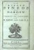 Denis, Michael - Die Lieder Sineds des Barden mit Vorbericht und Anmerkungen von M. Denis, aus der G. J.