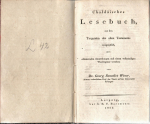 Winer, Georg Benedict Dr. - Chaldäisches Lesebuch, aus den Targumin des alten Testaments ausgewählt mit erläuternden Anmerkungen und einem vollständigen Wortregister versehen.