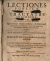 Schambogen, Johann Christoph - LECTIONES PUBLICAE SEU TRACTATUS JURIDICUS, In quo QUAESTIONES AD DUAS RUBRICAS Qui testam: facere possunt, & Quemadmodum testamenta fiant, tam ex jure civili, quam canonico spectantes, scholastico more resolvuntur. Composium & in UNIVERSITATIS CAROLO-FERDINANDEAE. PRAGENSIS Magnae Aulae Carolinae, Auditorio Juridico dictatus.