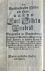 LÖHNEISEN, Georg Engelhard von - Neu-eröffnete Hof- Kriegs- Reit- Schul, Das ist: Grundlicher Bericht della Cavalleria, oder von allen, was zu