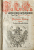 Ferdinand II. - Der Rom: Kai: auch zu Hung: vnd Böhaimb/ etc. Königl: Maj: FERDJNANDJ dess Andern/ etc. Vernewerte Landes=Ordnung. Deroselben Erb Königreichs Böhaimb.