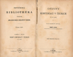 Bílek, Tomáš V. - Dějiny konfiskací v Čechách po r. 1618. Dle pramenů sepsal ...