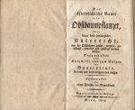 [Heyder, Ernst Christoph G.] - Der österreichische Bauer als Obstbaumpflanzer, oder kurzer doch hinlänglicher Unterricht, wie die Obstbäume gesäet, veredelt, gepflanzt, gewartet und gepflegt werden müssen. Einzig und allein zur Kurzweile und zum Nutzen der Bauersleute, die reich und verständig werden wollen. Herausgegeben von einem Freunde der Bauersleute.