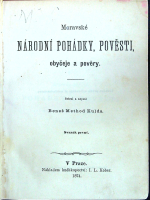 Kulda, Beneš Method - Moravské národní pohádky, pověsti, obyčeje a pověry. Sv. 1-2