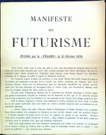 T.F. Marinetti, C. Carra, U. Boccioni, ..... - Konvolut manifestů futurismu.