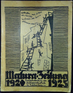  - Matura-Zeitung 1920-1925. Baufachabteilung der Staatsgewerbeschule in Reichenberg.