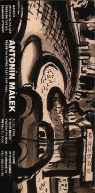 Práce na papíře z let 1956- 1963