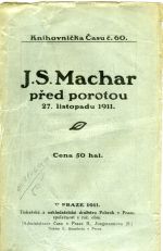 J. S. Machar před porotou 27. listopadu 1911. - 