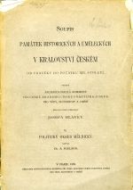 Soupis památek historických a uměleckých v politickém okresu mělnickém. - Podlaha, Antonín