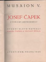 Musaion V. Josef Čapek - čtyřicet reprodukcí - Čapek, Josef