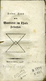 Jesua Joab an die Wanderer im Thale Josaphat - 