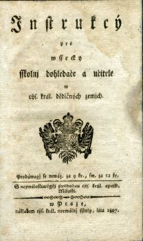 Instrukcý pro wssecky sskolnj dohledače a učitele w cýc. král. dědičných zemjch.