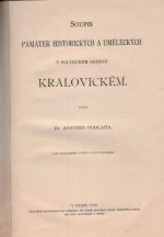 Soupis památek historických a uměleckých v politickém okresu kralovickém.  Díl XXXVII - Podlaha, Antonín