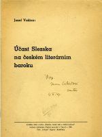 Účast Slezska na českém literárním baroku. - Vašica, Josef