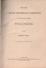 Soupis památek historických a uměleckých v politickém okresu poličském. Díl XXII. - Wirth, Zdeněk