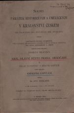 Soupis památek historických a uměleckých v království českém od pravěku do počátku XIX. století - královské hlavní město Praha: Hradčany. Díl II. - poklad svatovítský a kniha kapitulní. Část druhá - kniha kapitulní. - Podlaha, Antonín