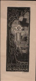 Ex libris Fr. Kašpar - Váchal, Josef