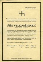 Parte říše velkoněmecké, datováno Samájáma u Postupimi (dříve Berlín) v máji L. P. 1945. - 