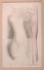 Torso aktu s červenou rouškou (W. Shakespeare "Sonety") - Jiřincová Ludmila