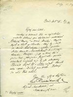 Dopis řediteli [deníku "Samostatnost"]. - Rautenkranz, Antonín