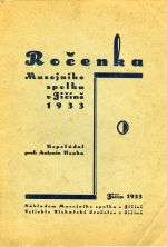 Ročenka musejního spolku v Jičíně. - Houba, Antonín (ed.)