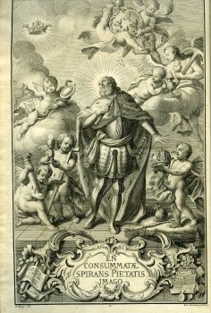 HISTORIA SANCTI LEOPOLDI AUSTRIAE MARCHIONIS, ID NOMINIS IV. COGNOMENTO PII, DIVI PATRIAE TUTELARIS, EX DIPLOMATIBUS, CHARTIS DONATIONUM, SCRIPTORIBUS POTISSIMUM COAEVIS ALIISQUE PROBATISSIMIS ANTIQUITATUM AUSTRIACARUM MONUMENTIS ADORNATA.