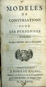 Modeles de conversations pour les personnes polies. - Morvan de Bellegarde, Jean Baptiste 