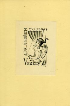 Třetí soubor exlibris. Litografie.