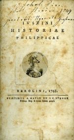 IVSTINI HISTORIAE PHILIPPICAE - Justinus