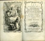 LES AVANTURES DE TÉLÉMAQUE FILS D´ULYSSE ... NOUVELLE EDITION Enrichie de Figures en taille-douce et de Notes Historiques, Politiques, et Morales. TOME PREMIER + SECOND. - Fénelon, François de Salignac de la Motte 