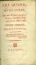 LES QUAND, NOTES UTILES, Sur un Disciurs prononcé devant l´Académie Françoise, le 10. Mars 1760. SIXIEME ÉDITION, Augmentée des Si & des Pourquoi. - [Voltaire, vlastním jménem François Marie Arouet]