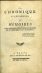LA CHRONIQUE SCANDALEUSE OU MÉMOIRES POUR SERVIR A L´HISTOIRE DES MOEURS DE LA GÉNÉRATION PRÉSENTE. - [Imbert de Boudeaux, Guillaume]