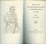 Dopisy neznámé šlechtičny Josefu Dobrovskému z r. 1796. Vydal ... - Francev, V. A. (ed.)