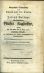 Kurzgefasste Beschreibung des Lebens und der Thaten des Joseph Balsamo oder sogenannten Grafen Kagliostro, gezogen aus dem wider ihn zu Rom 1790 angestellten Prozesse: zur Beleuchtung der wahren Beschaffenheit der Fraumaurersekte. Aus dem Italiänischen ins Deutsche übersetz. - (Cagliostro, Alessandro di)