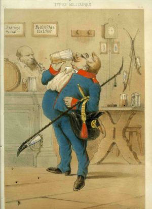 Baviere 1860 - Infanterie de ligne - Dranes, Jules Renard