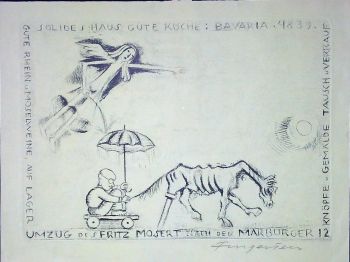 Umzug des Fritz Mosert nach der Marburger