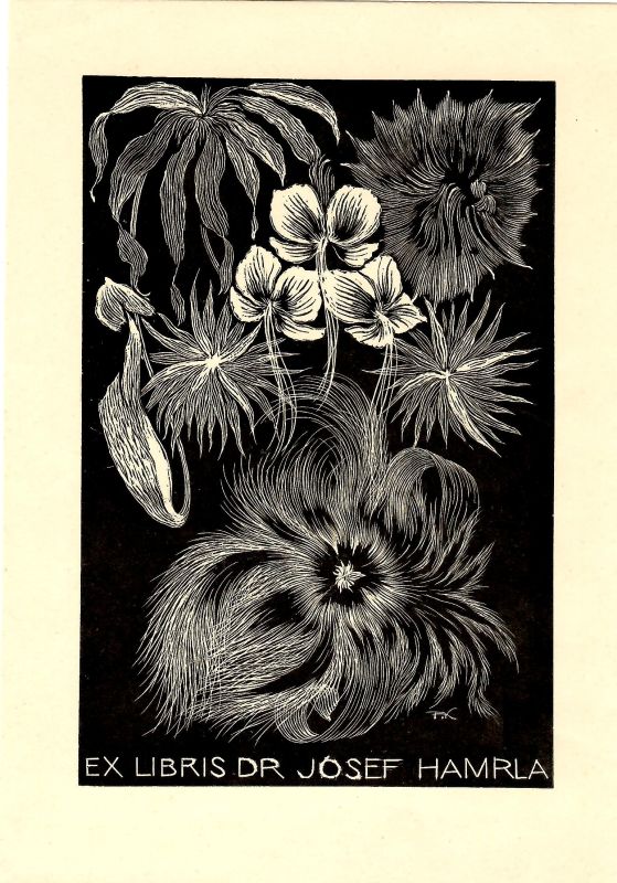 Ex libris Dr. Josef Hamrla