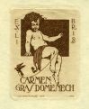 Ex libris Carmen Gras Domenech - Falgás, Louis Garcia