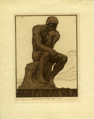 Ex libris M[iguel] Gras Vila - Falgás, Louis Garcia