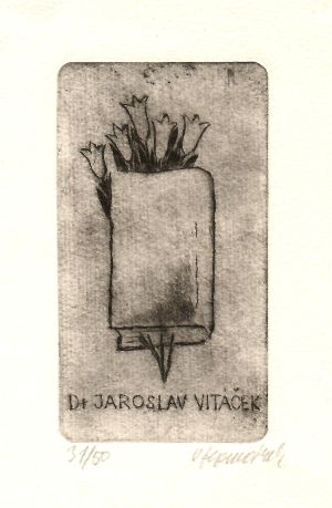 [Ex libris] Dr. Jaroslav Vitáček - Komárek, Vladimír