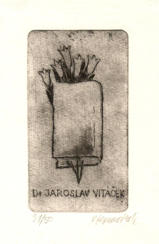 [Ex libris] Dr. Jaroslav Vitáček