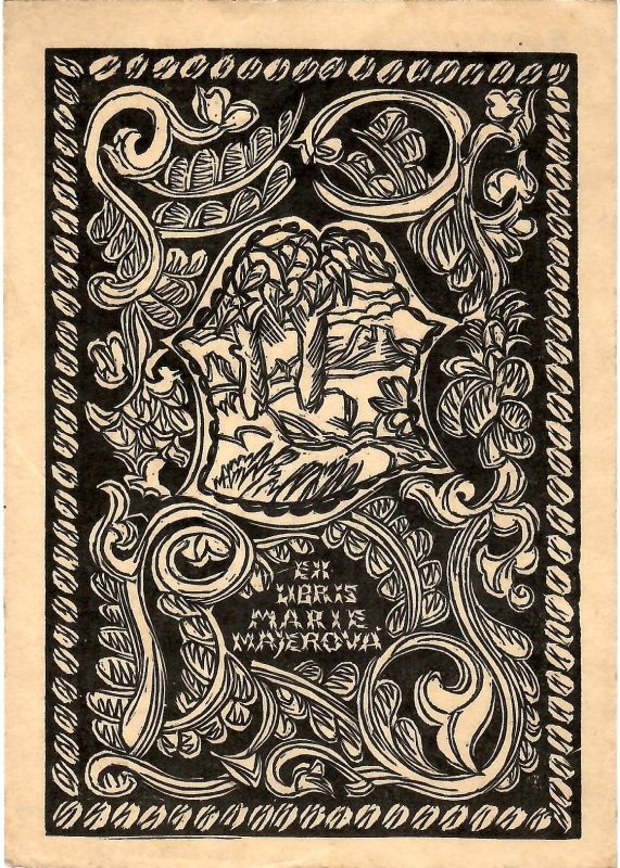Ex libris Marie Majerová
