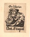 Ex libris Ant. Stupal - Votlučka, Karel