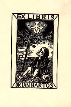 Ex libris Dr. Jan Bartoš