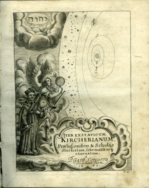 Iter extaticum Coeleste, Quo Mundi opificium, id est, Coelestis Expansi, siderumq[ue]; tam errantium, quam fixorum natura, ... Hac secunda editione Praelusionibus & Scholiis illustratum; ... ipso auctore annuente, a P. Gaspare Schotto ...
